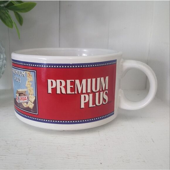 🏷Vintage Nabisco Ritz Premium Plus Soup Bowl Cup Mug - Picture 2 of 3